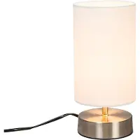 QAZQA Moderne tafellamp wit rond 12 cm - Milo 2