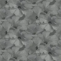 Dutch Wallcoverings Behang Annuell Hibiscus Grijs 11003