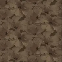 Dutch Wallcoverings Behang Annuell Hibiscus Koper 11006