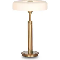 Linea Verdace - Tafellamp Vogue Brons + Gl.Rond Vlak