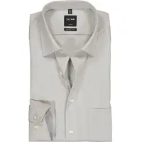 Olymp Luxor Overhemd Modern Fit Grijs