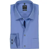 Olymp Luxor Overhemd Modern Fit Blauw