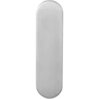 GPF bouwbeslag GPF Gatdeel kortschild afgerond 169x46x8,5mm zonder krukgat BB56