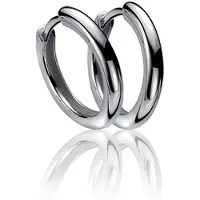 Zinzi zilveren oorringen 15 x 2mm glad met luxe klapsluiting ZIO401