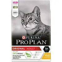 Purina Pro Plan 4x Kattenvoer Droog Adult Kat Renal Plus Kip 3 Kg