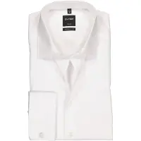 Olymp Luxor Modern Fit Overhemd wit, Effen