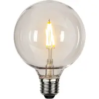Star Trading Prikkabel - G95 bol - E27 - 1W - Super Warm Wit <2200K - Filament - Helder