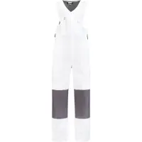 Bestex Bodybroek katoen-polyester wit 48 / Wit-Grijs