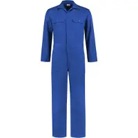 Bestex Overall Drukknoop polyester/katoen 56 / Kobaltblauw