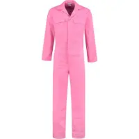 Bestex Overall Drukknoop polyester/katoen roze 48 / Roze