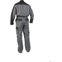 Dassy Cannes Tweekleurige overall met kniezakken Cementgrijs/Zwart maat M heren