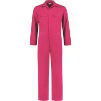 Bestex Overall Drukknoop polyester/katoen Fuchsia 44 / Roze