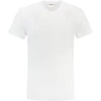 Tricorp 101007 T-Shirt V Hals Wit maat S heren