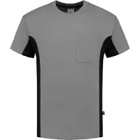 Tricorp 102002 T-Shirt Grijs-Zwart maat XL heren