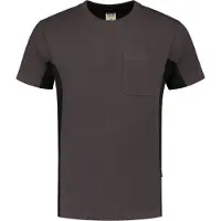 Tricorp 102002 T-Shirt Donkergrijs-Zwart maat M heren