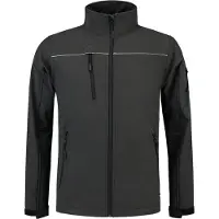 Tricorp 402006 Softshell Luxe Donkergrijs maat XS heren