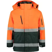 Tricorp 403004 Parka ISO20471 Fluor Oranje-Groen maat 3XL heren