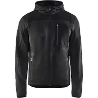 Blakläder Gebreid vest met softshell 49302117 | Donkergrijs/Zwart | Maat XS - 7330509411896