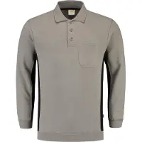 Tricorp 302001 Polosweater Grijs-Zwart maat M heren