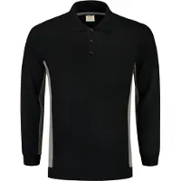 Tricorp 302001 Polosweater Zwart-Grey maat S heren