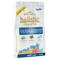 Almo Nature 3x Holistic Kattenvoer Droog Witvis & Rijst 2 Kg