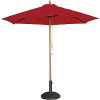 Bolero Parasol Rond Rood 3 (Ø) meter