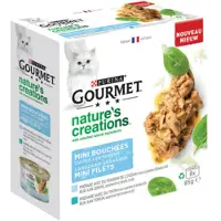 Gourmet Nature's Creations - Kattenvoer Natvoer - Zeevis - 48 x 85 g