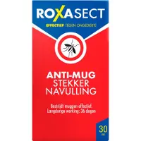 Roxasect 12x Anti-mug Stekker Navulling 30 Ml