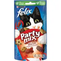 Felix Snack Party Mix - Mixed Grill - Kattensnack - 8 x 60 g
