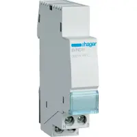 Hager EVN011 DIN-rail dimmer Geschikt voor lampen: LED-lamp, Gloeilamp, Halogeenlamp Grijs