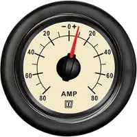 VETUS Ammeter 50a 12-24v Zilver 52 mm