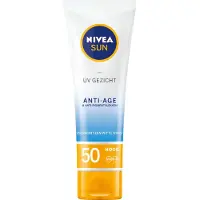 Nivea 3x Anti-age Q10 Zonnebrand Gezicht Spf 50 50 Ml