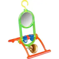 Flamingo Vogelspeelgoed Spiegel met Bel