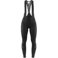 Craft Fietsbroek Women Ideal Thermal Bib Tights Black Black