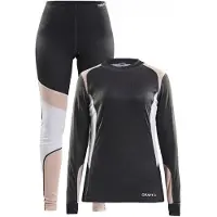 Craft Ondergoed Baselayer - Grijs/Roze - Maten: XS, S, M, L, XL