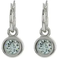 Biba Hang Oorbellen met Swarovski Steentje Lt. Azore