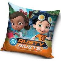 Carbotex Nickelodeon Rusty Rivets - Sierkussen Kussen 40 x 40 cm inclusief vulling