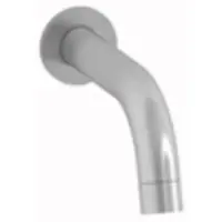 Plieger Roma baduitloop 16.8cm geborsteld chroom