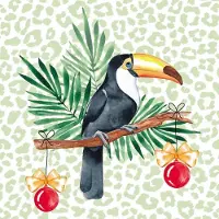 Duni Servetten Tropical Balls 3-laags 33 X 33 Cm Papier 20 Stuks