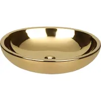 Differnz Waskom Dias Ovaal 50x38x14 cm Keramiek Goud
