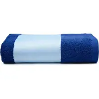 The One Towelling Sublimatie handdoek - 50 x 100 cm - Hotelkwaliteit - 100% Zacht katoen - Marineblauw