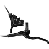 Shimano Hydraulische schijfremset (voor achter) MT200 Racefiets - Flat Mount - zonder remschijf - Zwart