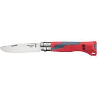 Opinel No.07 Outdoor Junior Zakmes - RVS - Rood