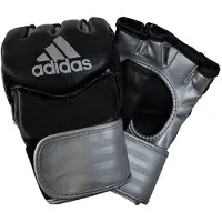 Adidas Traditional Grappling Gloves - Silver-M