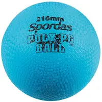 Spordas Polyester Speelbal 21,6cm Blauw