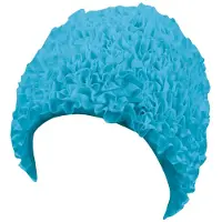 Beco badmuts dames stof grote pasvorm turquoise