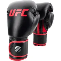 UFC Contender Muay Thai Style (kick)bokshandschoenen - Zwart/Rood - 16 oz