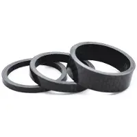 Ergotec Balhoofd spacerset 1-1/8" (ø28.6) 3-delig 3/5/10mm carbon