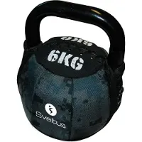 SVELTUS Soft Kettlebells - Black - 6 kg