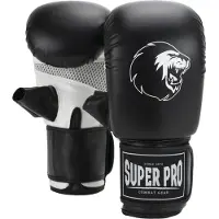 Super Pro Combat Gear Victor Bokszakhandschoenen - Zwart/Wit - L